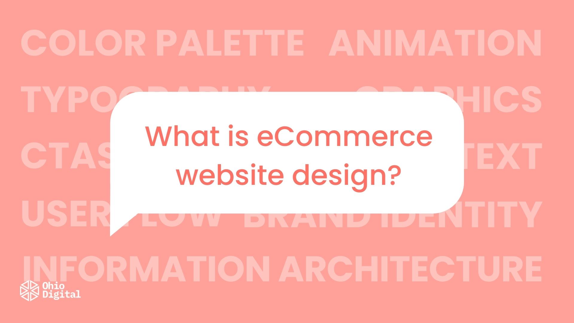 what is eCommerce website design Sydney